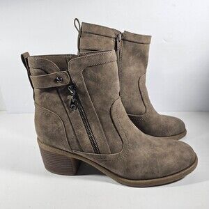 Women's G by GUESS Lezlee Camel Suede Shoes Shoes, Size 11